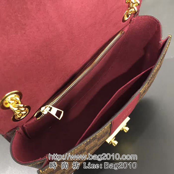 路易威登LV頂級原單Wight手袋 N64419金色鏈條包 YDH1743